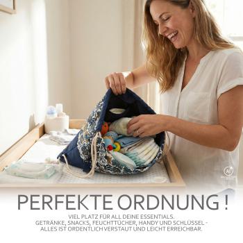 Preview: BAMBINIWELT leichte Kinderwagentasche universal BEUTEL Organizer Einkaufstasche